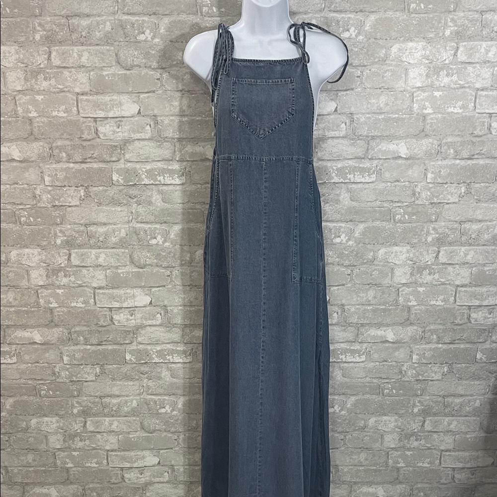 En Creme Blue Maxi Dress